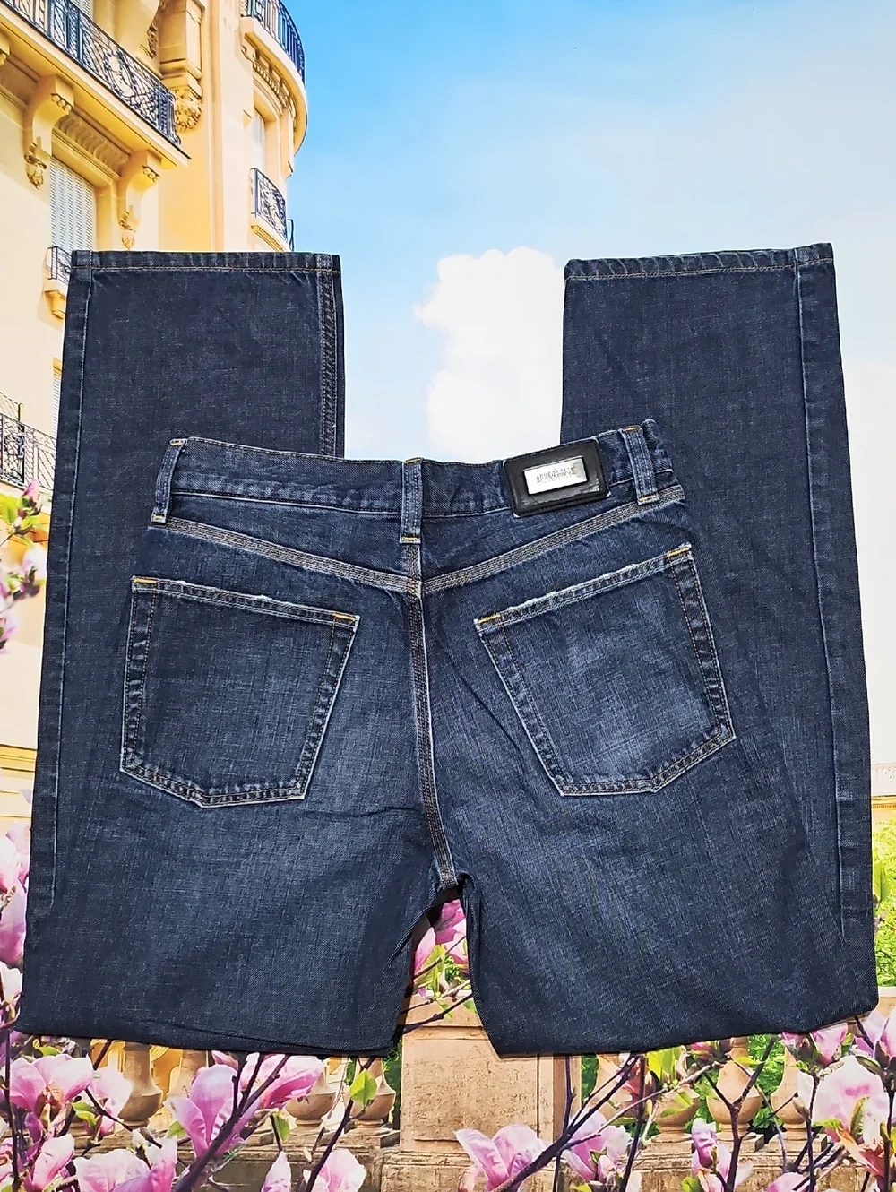 Hugo Boss Blue Straight Leg Jeans Size 28